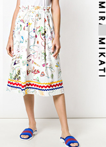 MIRA MIKAT* multi-print skirt;$466.00 직접 입어보면 반하지 않을수 없는 매력만점 스커트!!