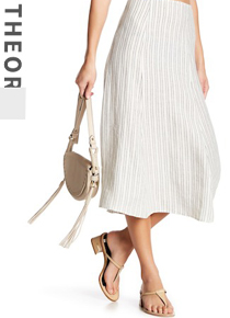 Theor*(or)  Narrow Stripe Skirt; 고급스러우면서도 활동감 보장해주는 롱스커트!!