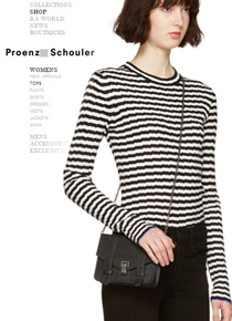 Proenza schoule*(or) Striped Sweater;$650.00 말도 안되는 가격으로 소량입고!!놓치면 후회해요^^;;피팅추가