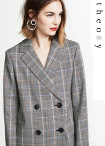 THEOR*(or) check coat;$655.00 체크패턴 좋아하지 않던 비비언니도 반해서 하나 빼놓은^^