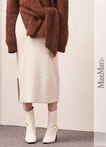 Max Mar* st~ wrap skirt; 활용도 만점의 니트스커트를 착한 가격으로 만나보셔요~{블랙/베이지}