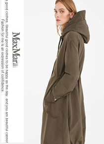 Max Mar* Weekend (or) hooded trench;피팅해보고 더욱 반한 박시 후디트렌치!!