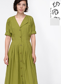 Sea newyor*(or) cotton dress; $380.00 체형커버는 물론 클래식함과 러블리함을 동시에!! ;피팅추가