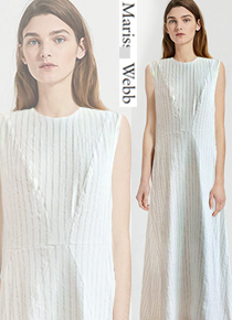 Marissa Web*(or) striped dress;흠잡을곳 없이 아주 깔끔한 라인의 고급스런 드렛!! ;피팅추가