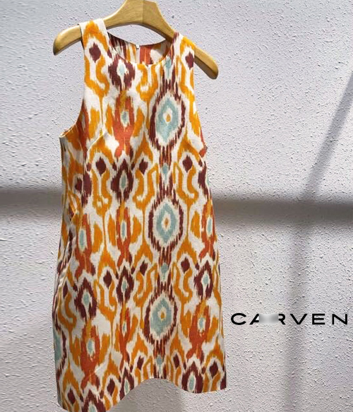 carve* printing dress; 라인이 이뻐보이는 에이라인 드레스~레그라인이 이뻐져요!!