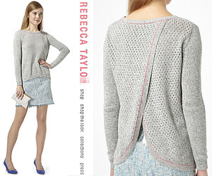 rebecca taylo*(or)  backopen knitwear~반전의매력~~^^ half price로 만나보세요!!