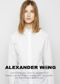 alexander wan*(or) cotton blend long shirt - 기본 아이템일수록 퀄리티를 따지세요~