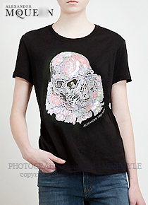 alexander mcquee* floral skull t shirt - 꾸준히 사랑받는 스테디셀러~~^^