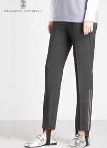 brunello cucinell*(or) embellished trousers -  옆라인을 살려주는 디테일을 확인하세요~! 