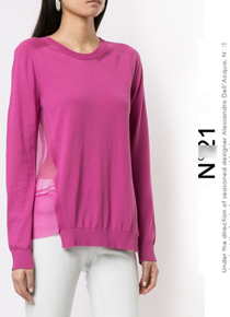 Nº21 chiffon sweater; 반전매력~사랑스러운 시스루니트^^